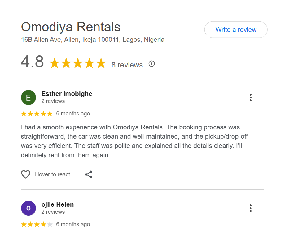 Customer Testimonial